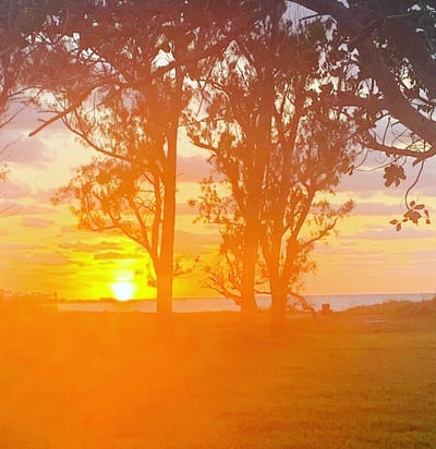 sunset at somerset long bay
