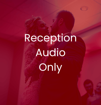a man and woman in a wedding reception reception