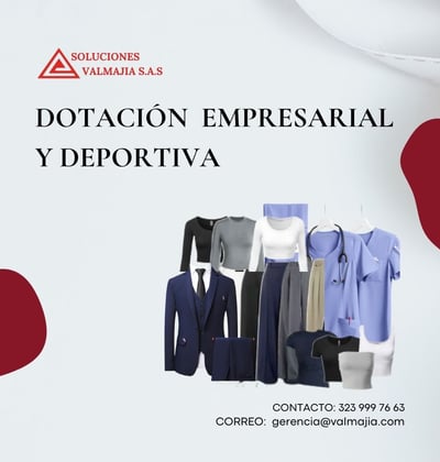 Camisetas, chaquetas, gorras y más para dotación empresarial y deportiva.