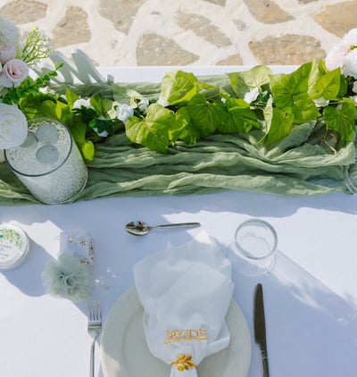 wedding setting for pride