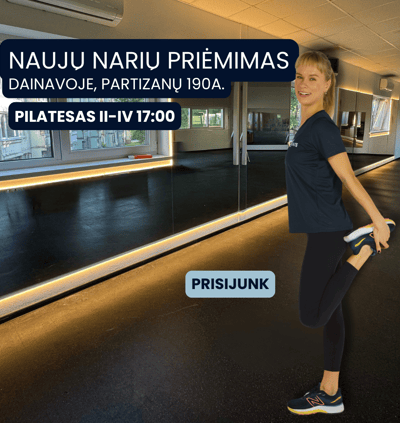 PILATESO TRENIRUOTES DAINAVOJE