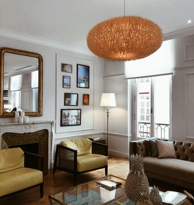 decorated living room