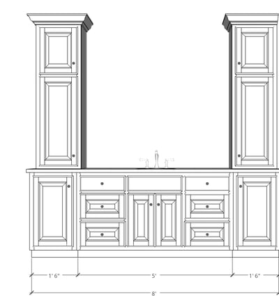 3D Vanity Drawing