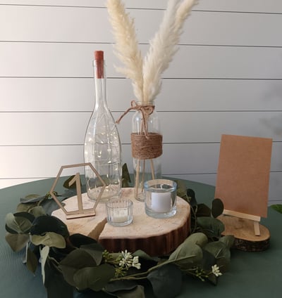 pack centre de table champêtre