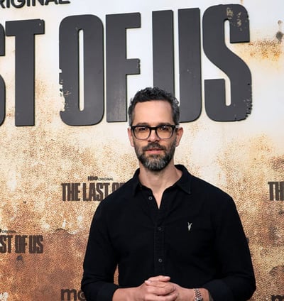 Neil Druckmann durante premiere da série de The Last of Us da HBO