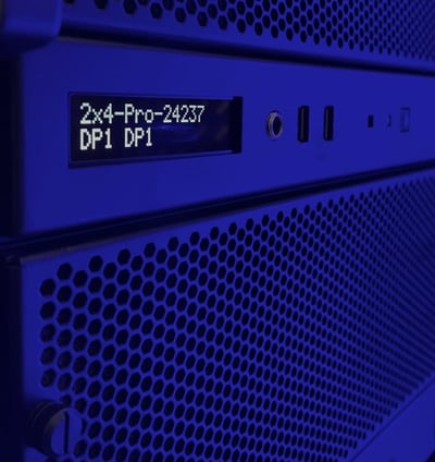 An image of multiple Disguise D3 Media Servers in use