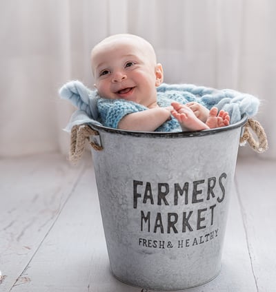 Sesión de fotos para bebes en Bariloche
