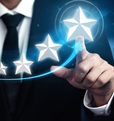 Imagen con estrellas indicando calidad