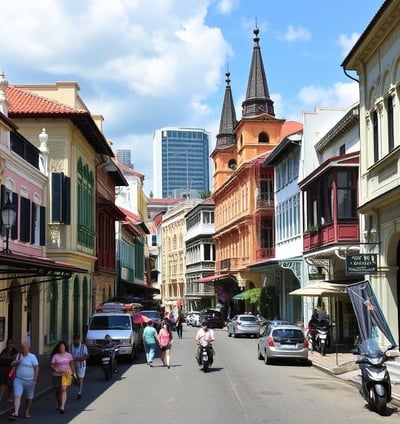 A UNESCO World Heritage Site, George Town is renowned for its well-preserved colonial architecture, 
