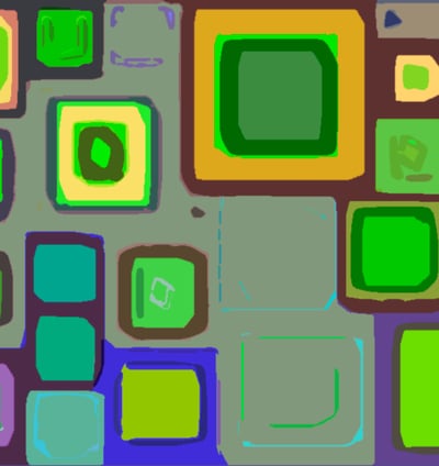 a bunch of different colored squares of different colors