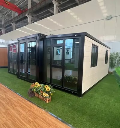 Glass Front Expandable Container House