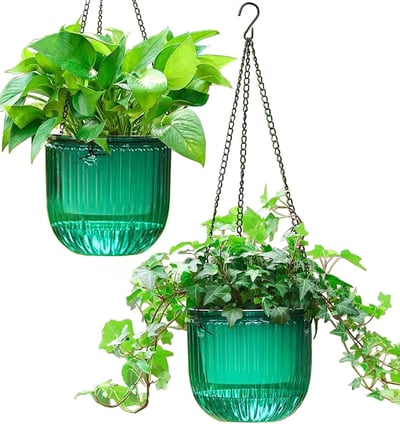 Self Watering Hanging Planters Indoor Flower Pots