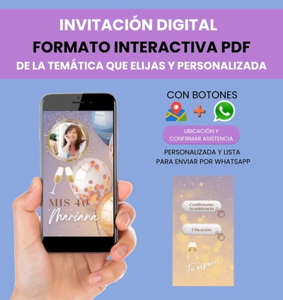 Invitación formato PDF - celebra.click
