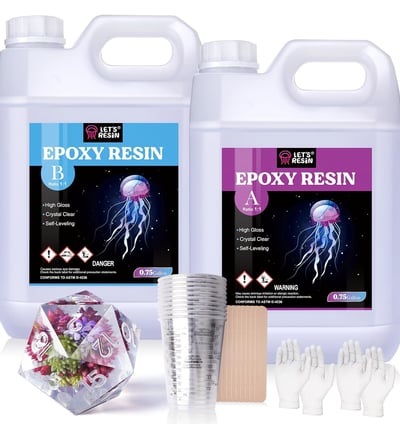 Epoxy Resin for resin art and resin tables and epoxy resin for wood table and countertops