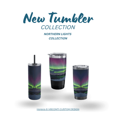 a cup of coffee and a cup of coffee with the words new tumbler