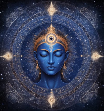 goddess inside a horoscope 