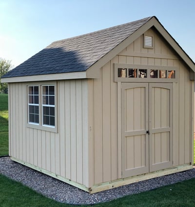 small shed with a window