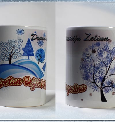 Personalizirana šalica s natpisom