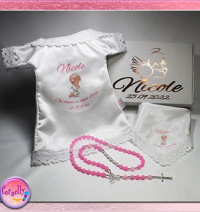 Originalni krsni set s personaliziranim imenom i datumom