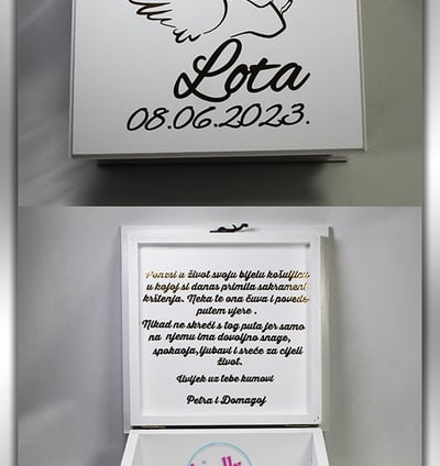 Set kutija uspomena za djevojčicu i dječaka