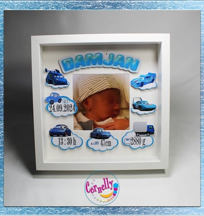 3D personalizirani okviri za bebe