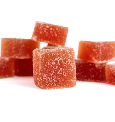 a group of sugared sugar cubes on a white background