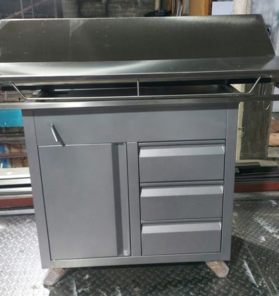 Mesa de gabinete para cirugía  veterinaria