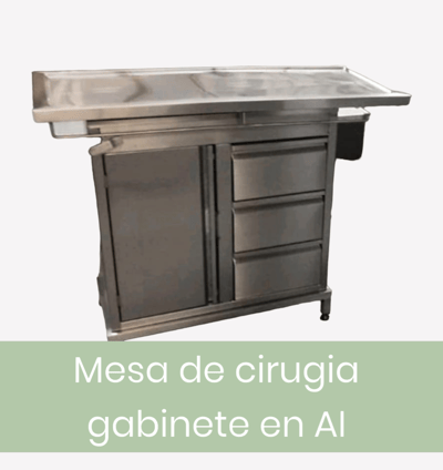 Mesa de exploración acero inoxidable