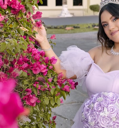 sesion fotografica de quinceañera isabel producciones