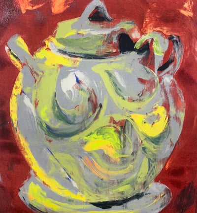 Screen print - Alan Caiger Smith tureen