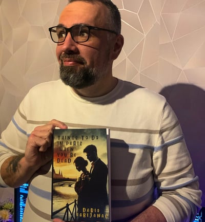 Dario Fabijanac - the author with the book