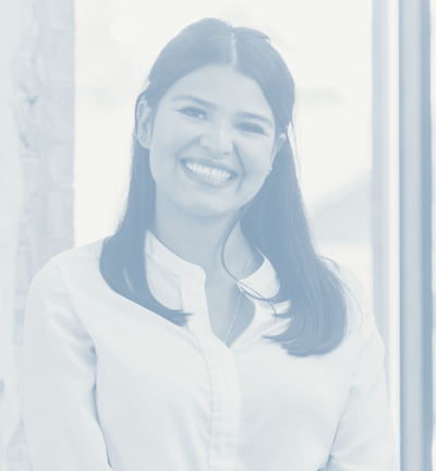 a woman in a white shirt