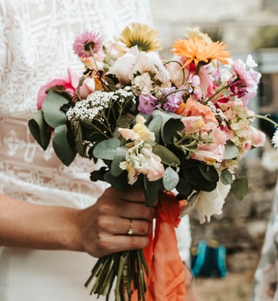 bouquet mariée fleurs locales de saisonn biologiques