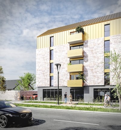 Perspective d'un logement collectif