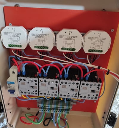 quadro de comando automatizado com rele smart da weg