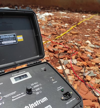 imagem de um medidor de aterramento