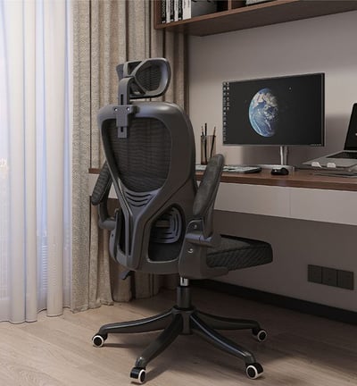 Executive chair tilt function fixed by technician in Andheri office
