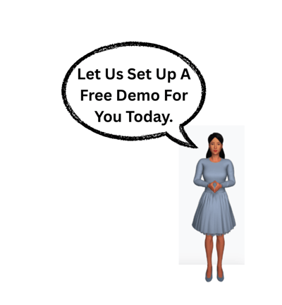 Avatar sample, let us set up a free demo for you today.