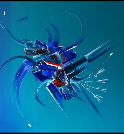 Douce tentation | tableau abstrait