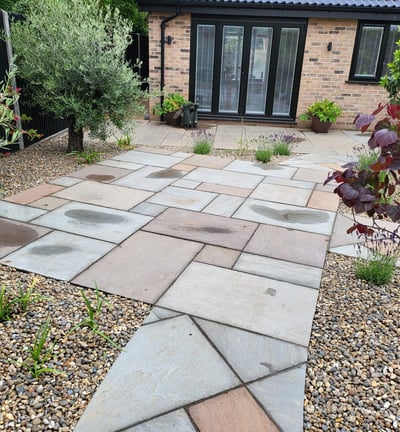 Finished garden project in hemsby