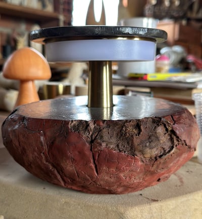 lampara de piedra