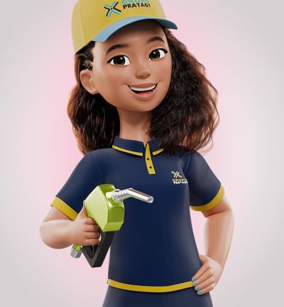 mascote 3D personagem 3D