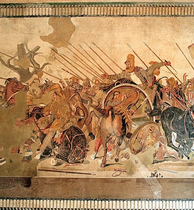 The Alexander Mosaic from Pompeii, ca. 100 BC.