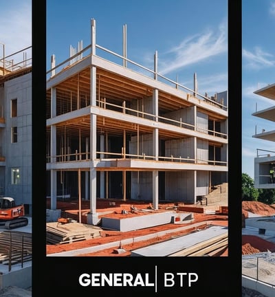 a group of three pictures of a building being built