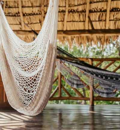 hammocks at relaxing area