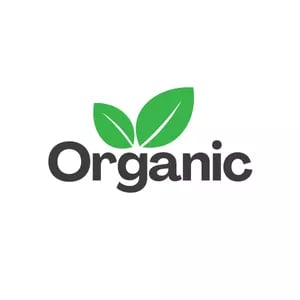 a logo for organic products