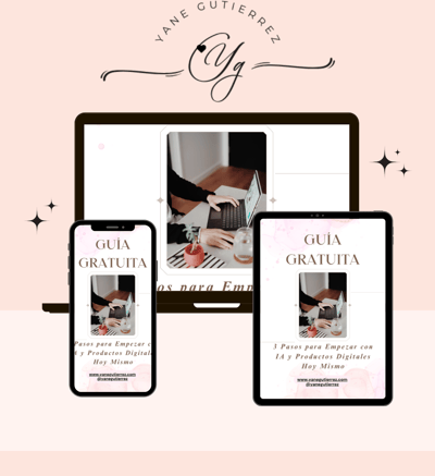 Guía Gratuita 3 Pasos para Empezar con IA y Productos Digitales Hoy Mismo