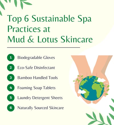 top 6 sustainable practices at Mud & Lotus Skincare