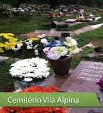 imagem mostra coroa de flores da velar em sao paulo no cemitério são pedro vila alpina