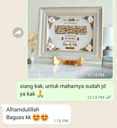 mahar kaligrafi semarang